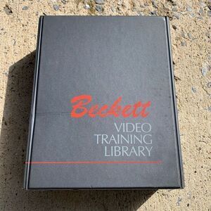 Beckett Video Training Library R.W. Beckett 1988 VHS Training Tape Set